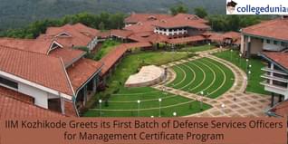 IIM Kozhikode Greets its First Batch of Defense Services Officers for Management Certificate Program